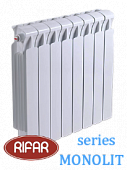 Радиатор биметаллический RIFAR МONOLIT (боковое подключение) 500/14 секций с доставкой в Химки